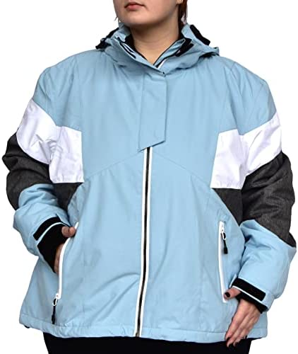 Snow Country Outerwear Women’s 1X-6X Extended Plus Size Moonlight Winter Insulated Ski Snowboarding Coat Jacket