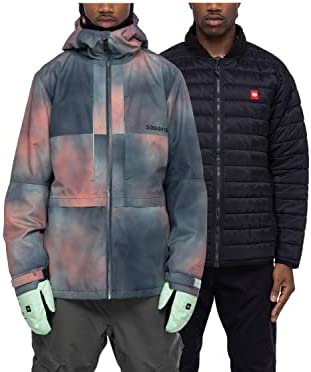 686 Men’s Smarty 3-in-1 Form Jacket – 2-Layer Shell with Removable Inner Thermal Puff – Water & Weather Resistant