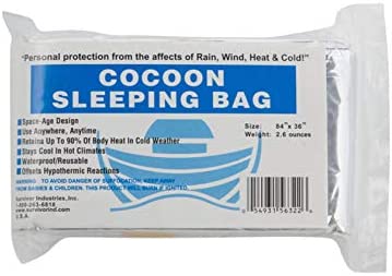 Survivor Industries – The Cocoon Sleeping Bag for Outdoors, Hiking, Survival, Marathons or First Aid