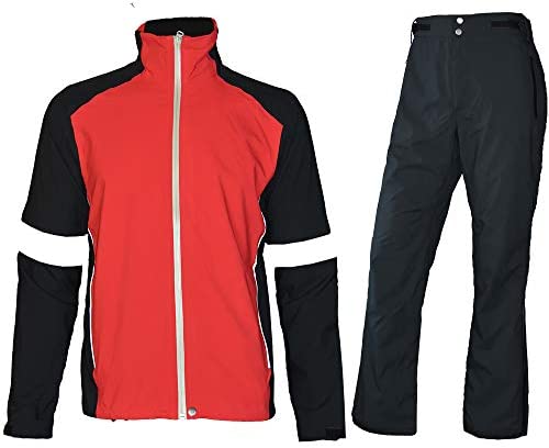 fit space Waterproof Golf Rain Suits for Men Performance Rain Jackets and Pants for All Sports