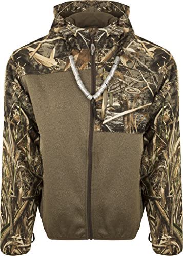 Drake MST Endurance Hybrid Liner Full Zip with Hood, Color: Realtree Max-5, Size: X-Large (DW8615-015-4)