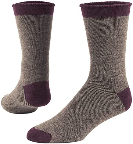 Maggie’s Organic Merino Wool Snuggle Socks – Thermal Warm Socks for Women and Men – Holiday Wool Cozy Socks for Winter Season