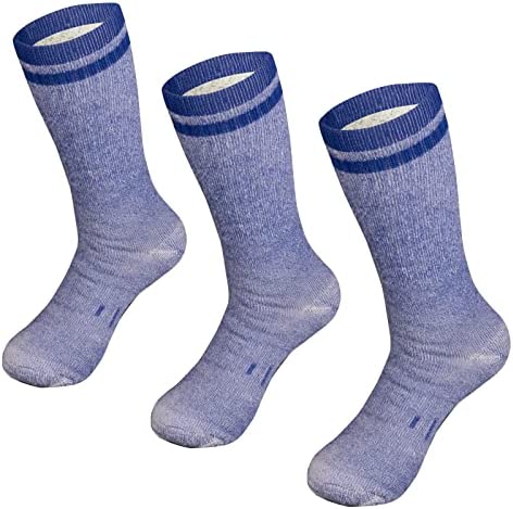 MERIWOOL Merino Wool Hiking Socks for Men and Women – 3 Pairs Midweight Cushioned Thermal Socks – Warm and Breathable