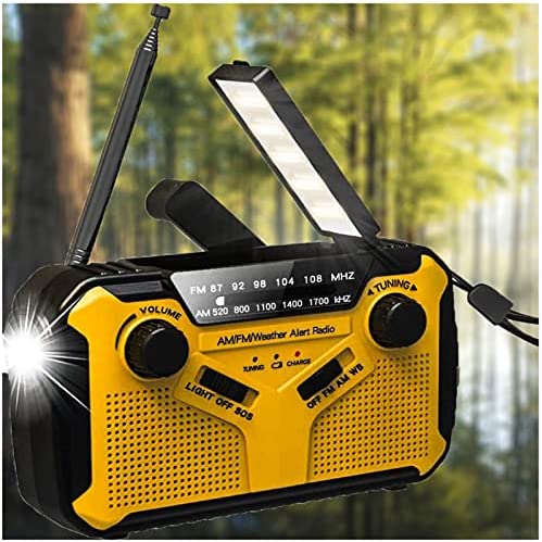 Survival Crank Radio Movable Radios Emergency for Emergencies When The Power Goes Out at Home