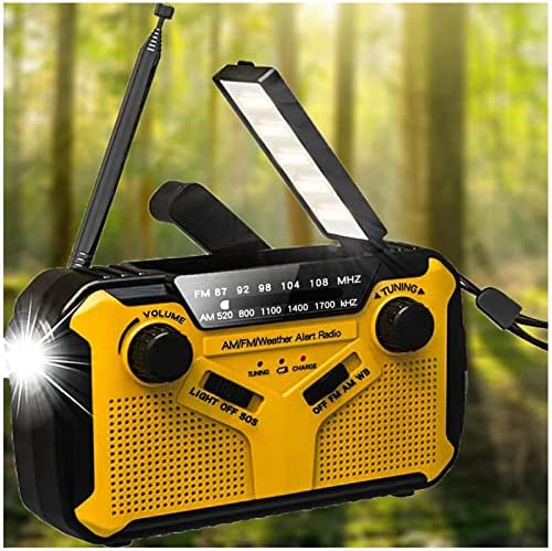 Crank Radios Portable Radio Survival Portable Weather Radios Suitable for Jungle Adventure