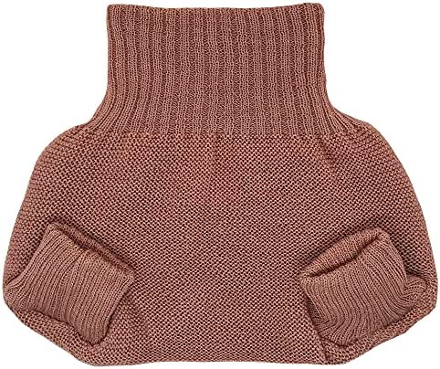 Ecoable Organic Merino Wool Diaper Cover – Overnight Knit Diaper Cover for Fitted Cloth Diaper