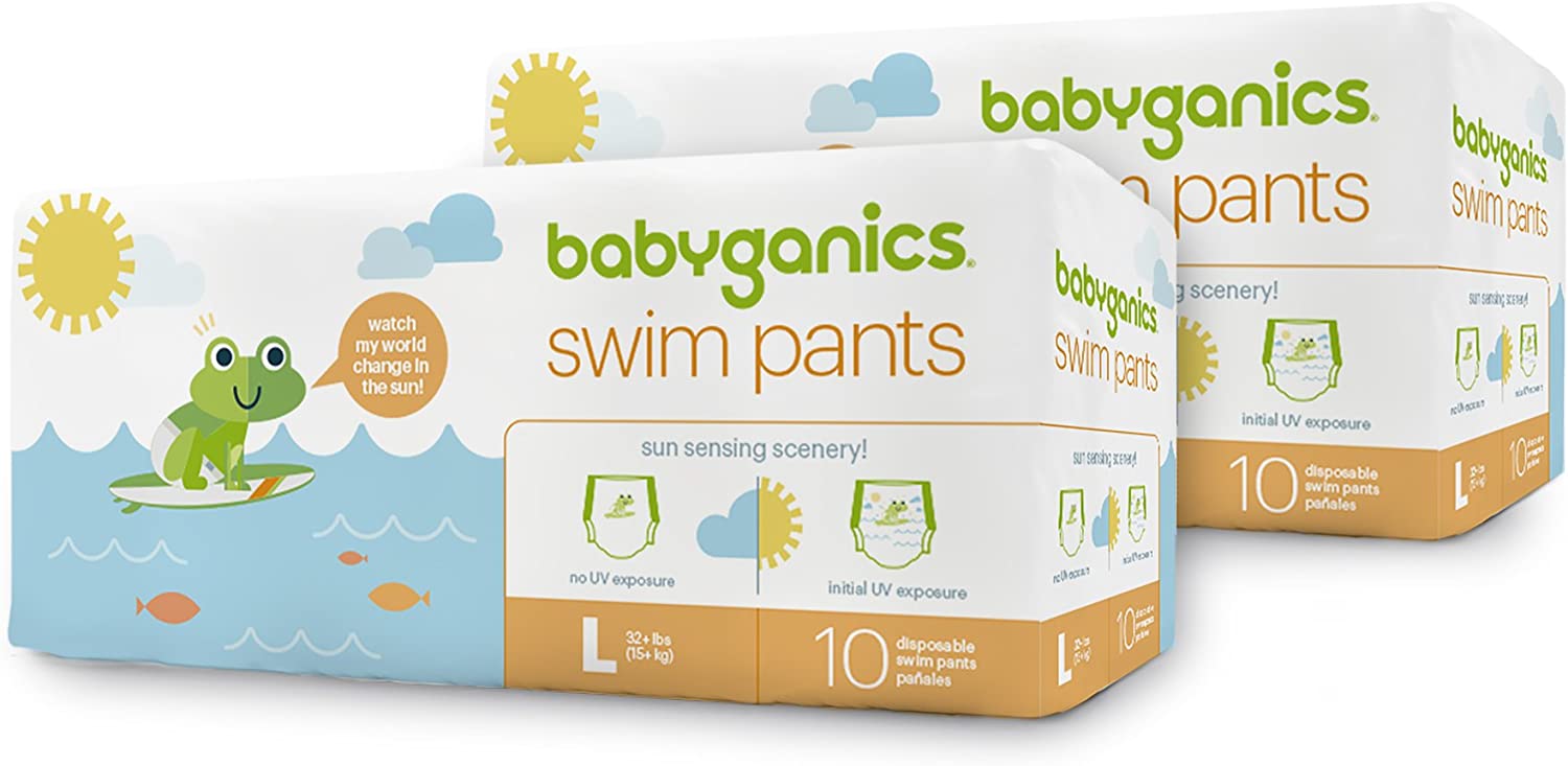 Babyganics Swim Pants, 20 Diapers, Large
