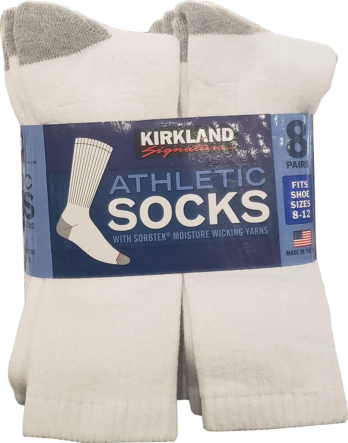 Kirkland Signature Men’s Athletic Sock, 8 Count