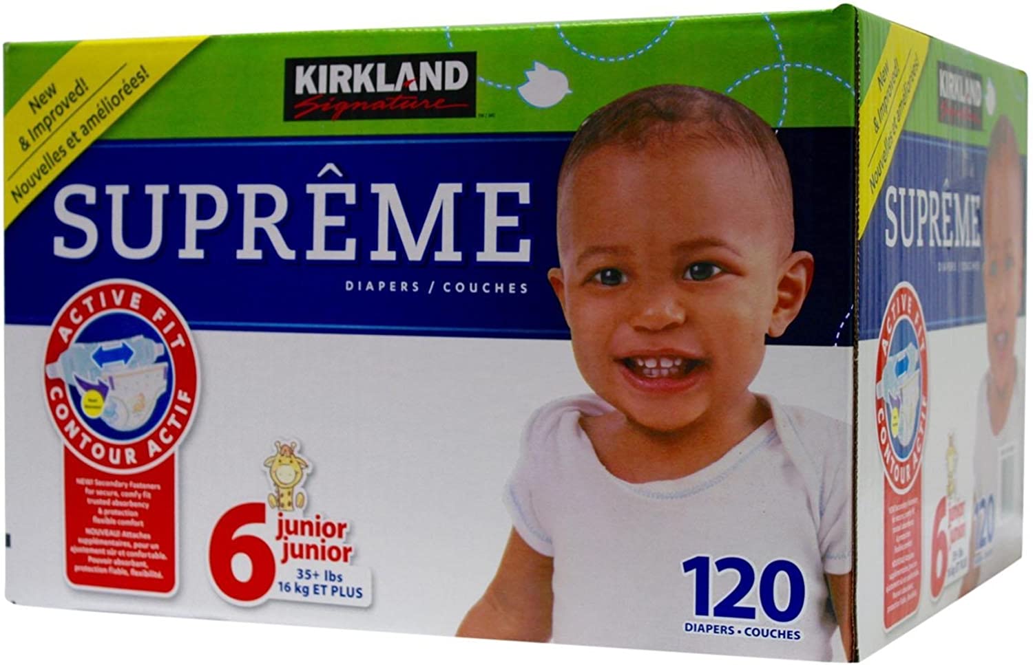 Kirkland Diapers – Size 6-120 ct