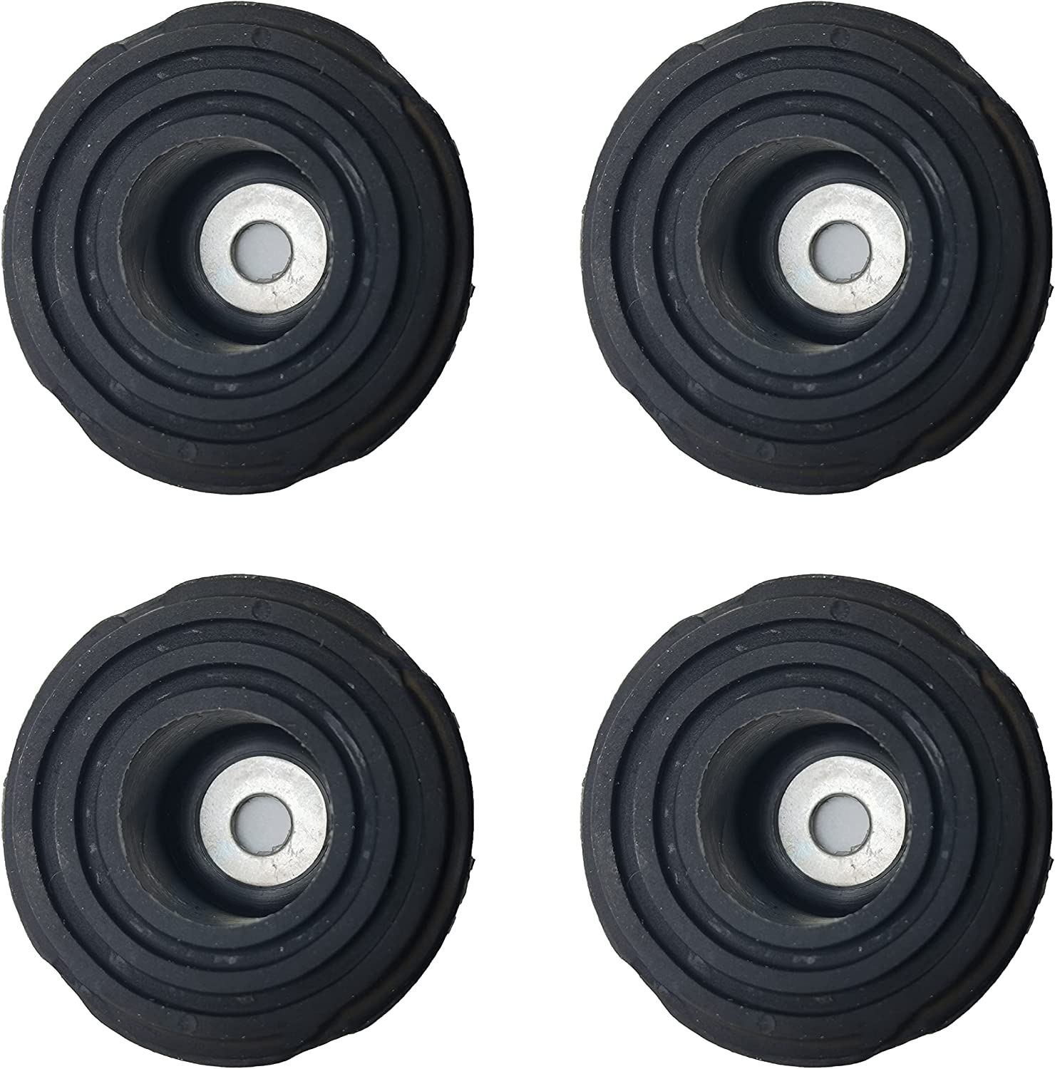 4PCS 68325-Z07-003 Lower Rubber Foot Pads, Compatible with Honda EB2000i & EU2000i, Fits Generator Lower Foot Rubber for EU2200 and EB2200 – Replace 68325-Z39-C90, 68325-Z44-A30