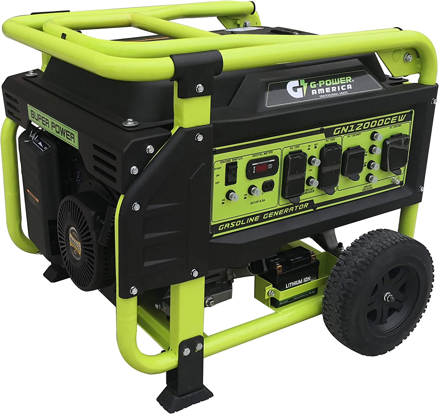 Green-Power America GN12000CEW Atlas Series Generator – 12,000 Watts