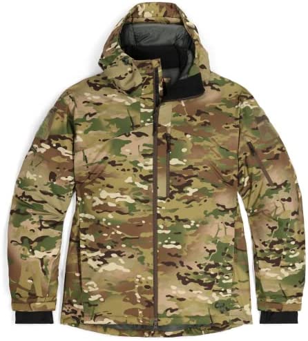 Outdoor Research – OR Pro Allies Colossus Parka Multicam – Insulated Camouflage Parka, Helmet Compatible, Tactical Jacket