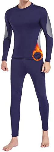 WEERTI Thermal Underwear for Men, Long Johns for Men with Fleece Lined, Sport Base Layer Hunting Gear in Cold Weather Winter