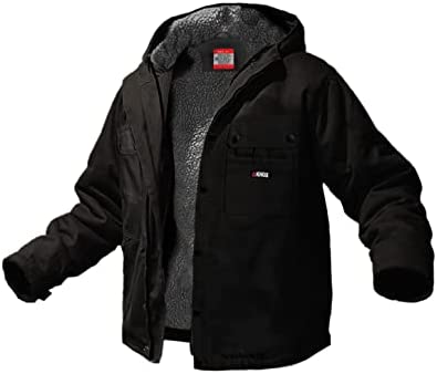 Knox Heavy Duty FR Sherpa Jacket Men | Platinum FR Insulation | 100% Comfort & Warmth | Men’s Sherpa Jacket with Hood