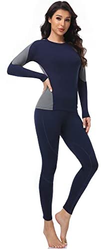 WEERTI Thermal Underwear for Women, Long Johns for Women with Fleece Lined, Long Underwear Women Winter Cold Weather