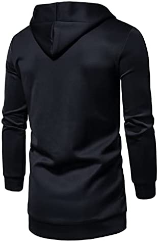 Men’s Blazer Suits Full Length Windbreaker Jacket Utility Mock Neck Sweatshirt Coat Survival and Outdoor Products