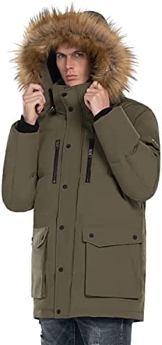 Extreme Pop Mens Goose Down Parka Jacket Size S-XXL UK Brand DHL Delivery 3-5 Working Days