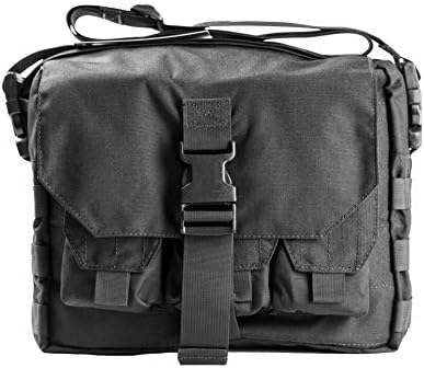 T3 Bolt Bag, Security personnel Sling Bag, Tactical Shoulder Bag for Hunting and Hiking, Heavy-Duty Grab-and-Go Bag, 12-Inch Shoulder Drop, Black