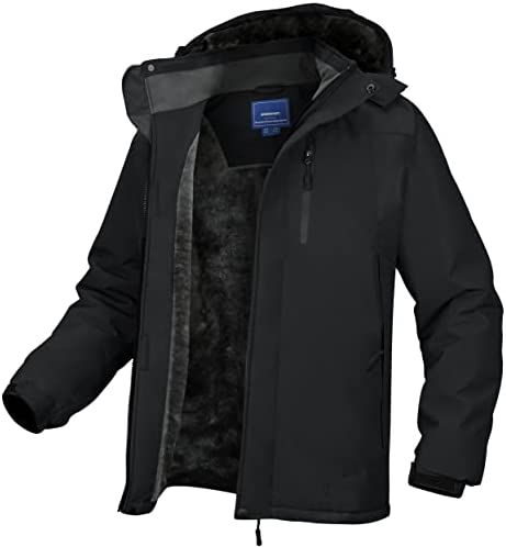 Rapoo Men’s Winter Ski Snow Jacket Mountain Waterproof Windproof Rain Jacket