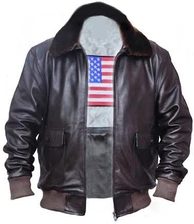 WW2 Mens Brown Leather Jacket Genuine Lambskin Leather Flight Bomber Jacket For Men