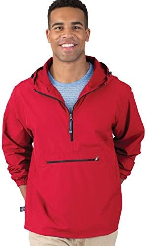 Charles River Apparel Pack-N-Go Wind & Water-Resistant Pullover (Reg/Ext Sizes)