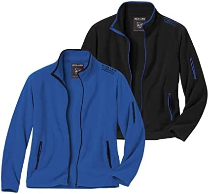 ATLAS FOR MEN Pack of 2 Men’s outdoor microfleece jackets. Sweater. Sweatshirts. Available in large sizes from S to 4XL.