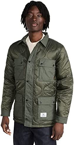 Alpha Industries Men’s Onion Quilted Shirt Jacket