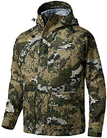 BASSDASH Walker Breathable Waterproof Fishing Hunting Wading Jackets with Silent Outer Fabric for Men Women in 7 Sizes