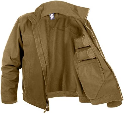 Rothco Lightweight Concealed Carry Jacket, Coyote Brown, Large