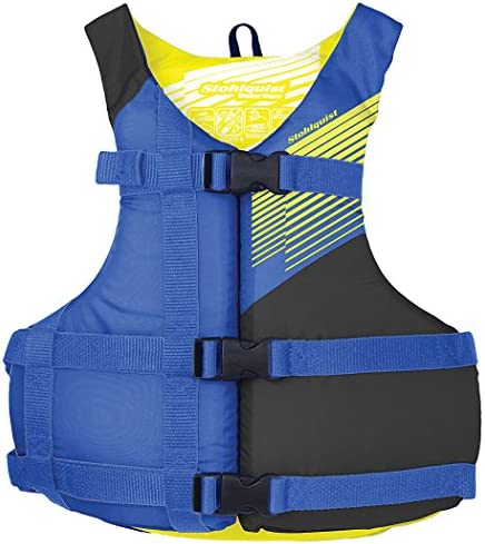 Stohlquist Fit Youth Life Jacket – Coast Guard Approved, High Mobility PFD, Lightweight Buoyancy Foam, Fully Adjustable for Children