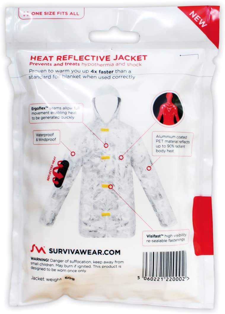 Surviva Jak – Emergency survival Jacket/Blanket by SURVIVA