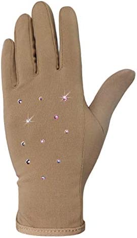 Kami-So Figure Skating Gloves for Competition and Practice with Gel Palm Protection – Reduce Falling Injuries