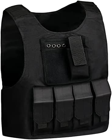 Kids Tactical Vest Kit Teens Airsoft Vest Outdoor Woodland CS Multi-Function Combat Assault Training Protective Adjustable Vest
