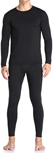 WEERTI Thermal Underwear for Men, Long Johns Base Layer Fleece Lined Top Bottom