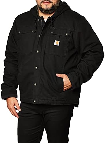 Carhartt Men’s Relaxed Fit Washed Duck Sherpa-Lined Utility Jacket