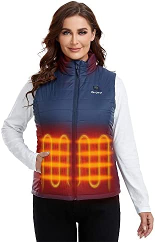 ORORO [Upgraded Battery] Women’s Heated Vest with Battery Pack