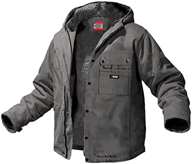 Knox Heavy Duty FR Sherpa Jacket Men | Platinum FR Insulation | 100% Comfort & Warmth | Men’s Sherpa Jacket with Hood