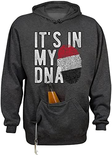 Yemen in My DNA Beer Holder Tailgate Hoodie Sweatshirt Unisex