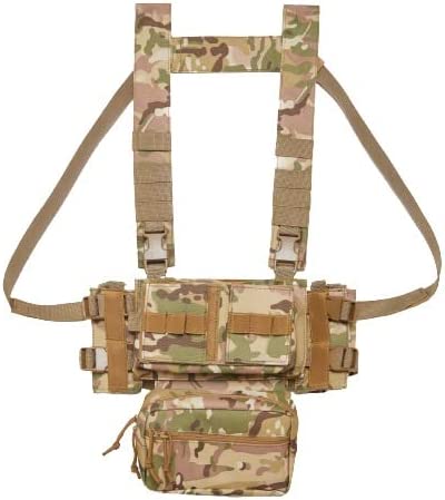 IBEX PLUS Chest Rig|Best for Outdoor Hunting and Sports-Fully Modular and Adjustable Rig for Men and Women with Mag Pouch