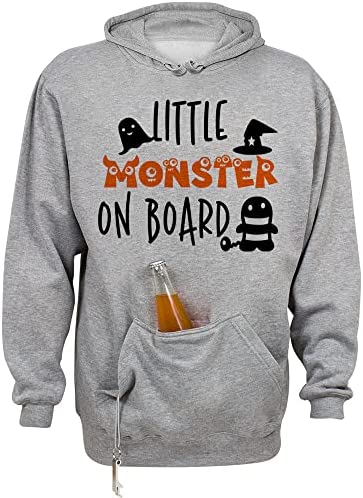 Little Monster On Board Beer Holder Tailgate Hoodie Sweatshirt Unisex