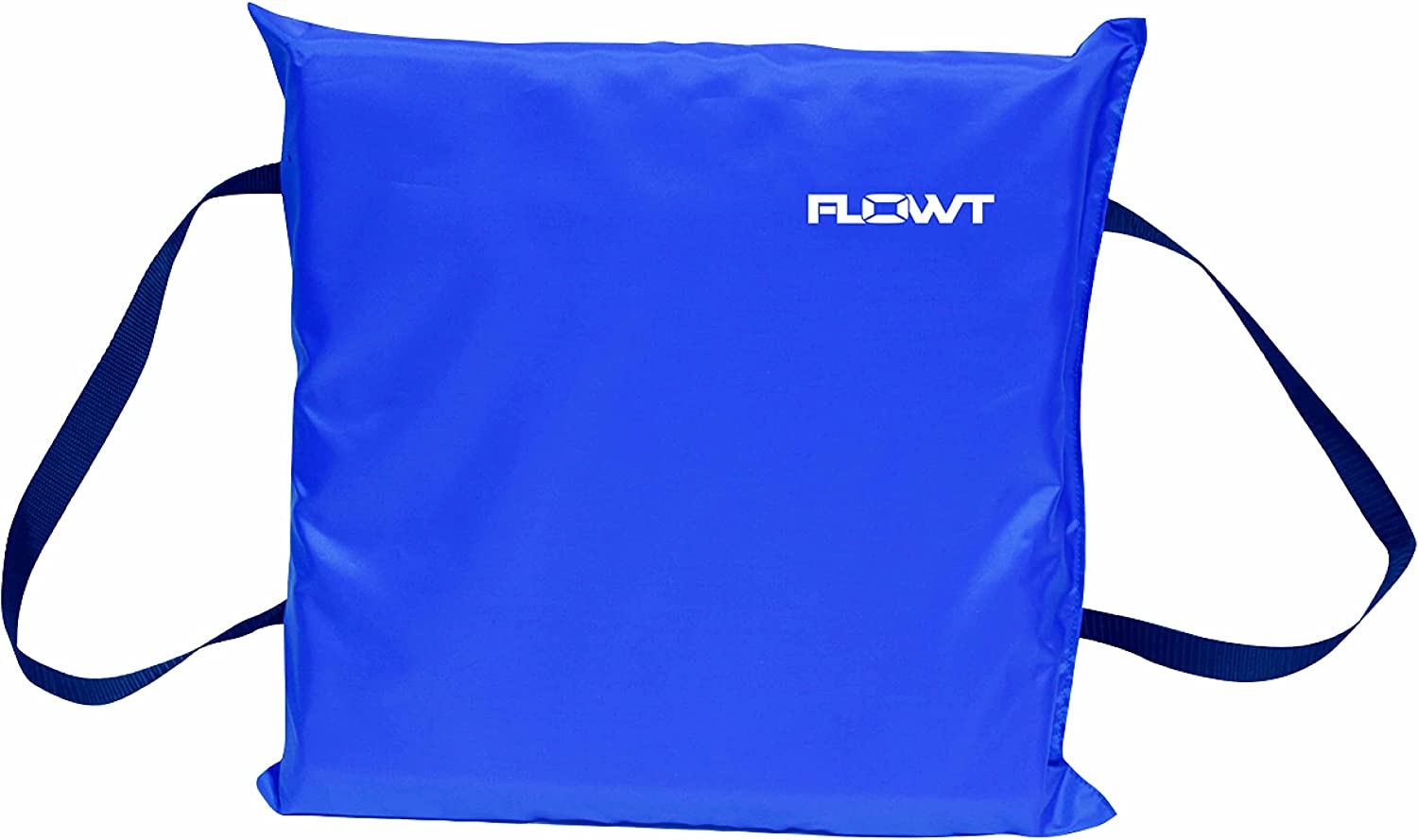 Flowt 40101 Type IV Throwable Floatation Foam Cushion USCG Approved | Throw Preserver Boat Cushion | Throwable Boat Cushion Safety Device | 16 x 15 x 2.5 inches (Blue)