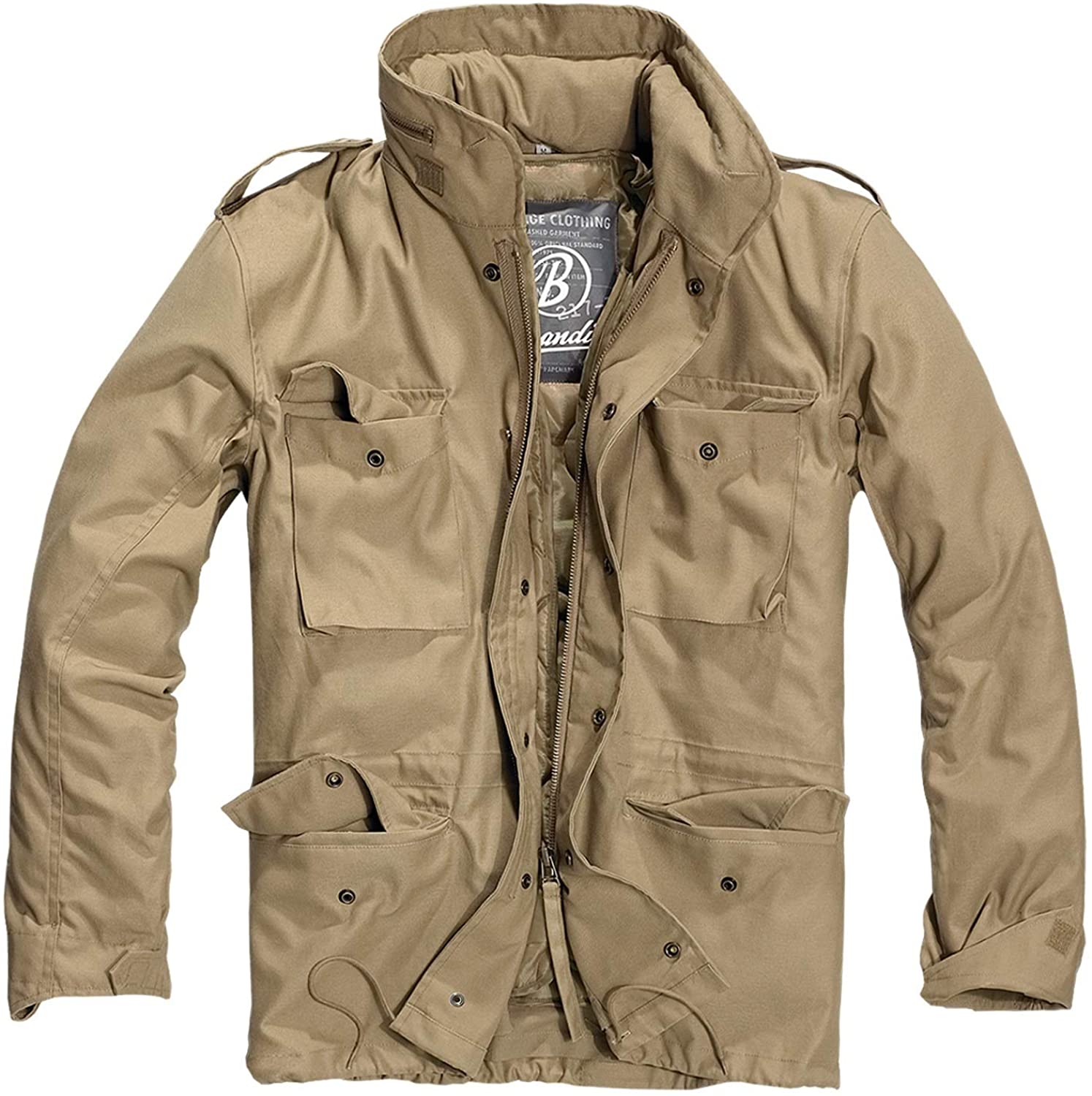 Brandit Men’s M-65 Classic Jacket Camel Size XL
