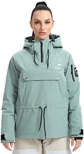 kirnusino Ski Jackets for Women Snow Coat for Women Windbreaker Waterproof Mountain Windproof Snow Coat Warm Winter