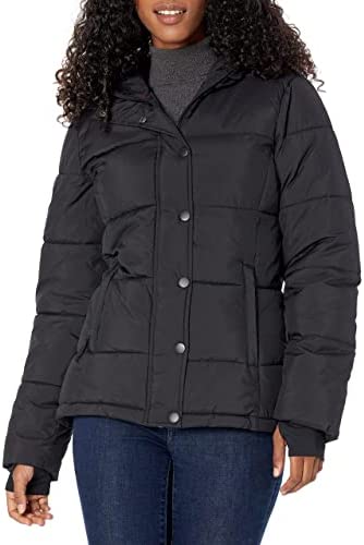 Amazon Essentials Women’s Heavyweight Long-Sleeve Hooded Puffer Coat (Available in Plus Size)