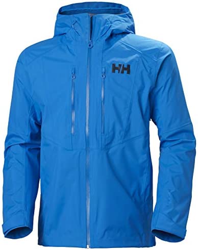 Helly-Hansen Men’s Verglas Lightweight Waterprooof Windproof Breathable Hooded 3-Layer Shell Jacket