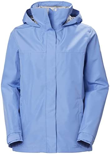 Helly-Hansen Women’s Aden Waterproof Windproof Breathable Packable Hood Rain Coat Jacket