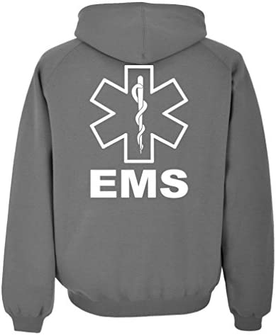 v2 EMS – emergency medical services – Mens Pullover Hoodie