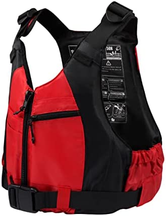 Yueta Swim Vest for Adults, Swim Jacket with Adjustable Safety Strap, Buoyancy Aid Jacket for Kayaking, Snorkeling, Water Sports