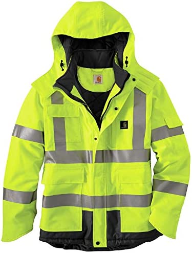 Carhartt Men’s High Visibility Waterproof Class 3 Insulated Sherwood Jacket