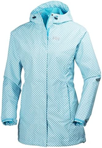 Helly Hansen Women’s Bellevue Hooded Lightweight Packable Waterpoof Breathable Raincoat Jacket